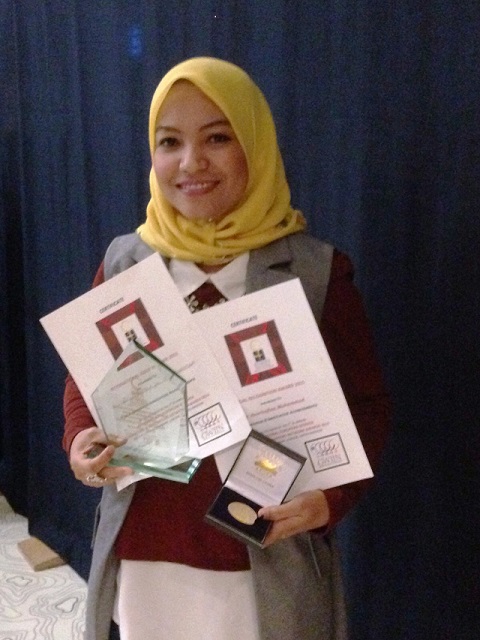 UniMAP Woman Researcher Grabs International Gold Winner in London