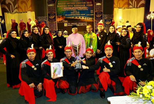 Al-Andalus Pertahan Kejuaraan Nasyid Antara Jabatan UniMAP 2015