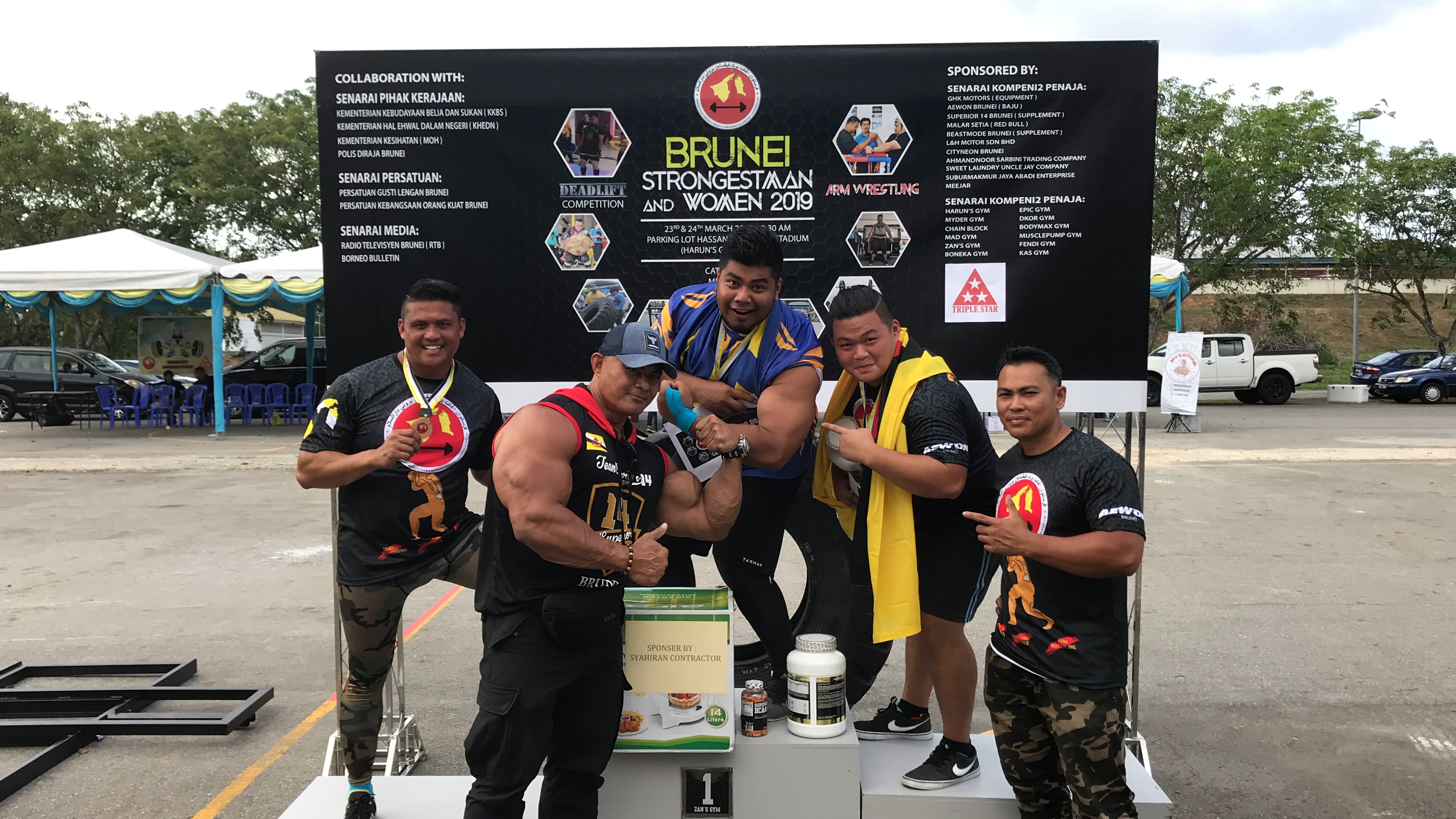 Firdaus ‘Hulk’ Malaysia Johan Brunei Strongest Man and Women 2019